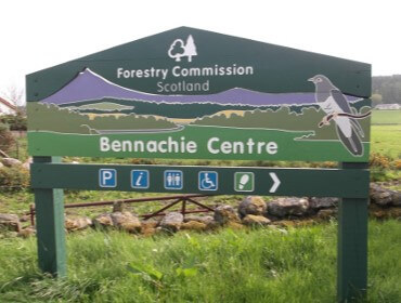 Bennachie kids cycle routes
