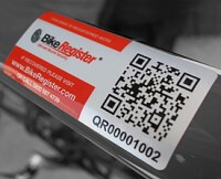 bicycle security marking